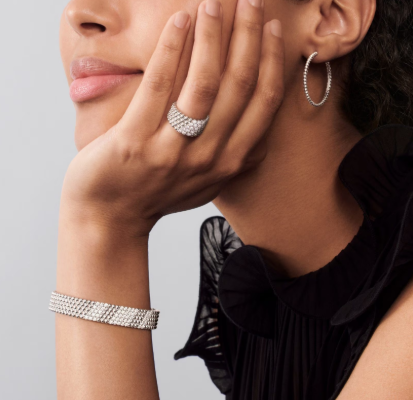 [Vintora]Five-row diamond bracelet