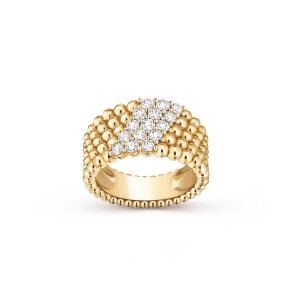 [Vintora]Five-row diamond ring