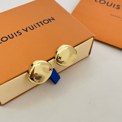 [Vintora]Gold Paris Stud Earrings