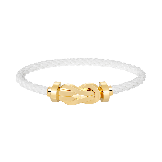 [Vintora]CHANCE LARGE 8 FIGURE BUCKLE NO DIAMOND BRACELET GOLD