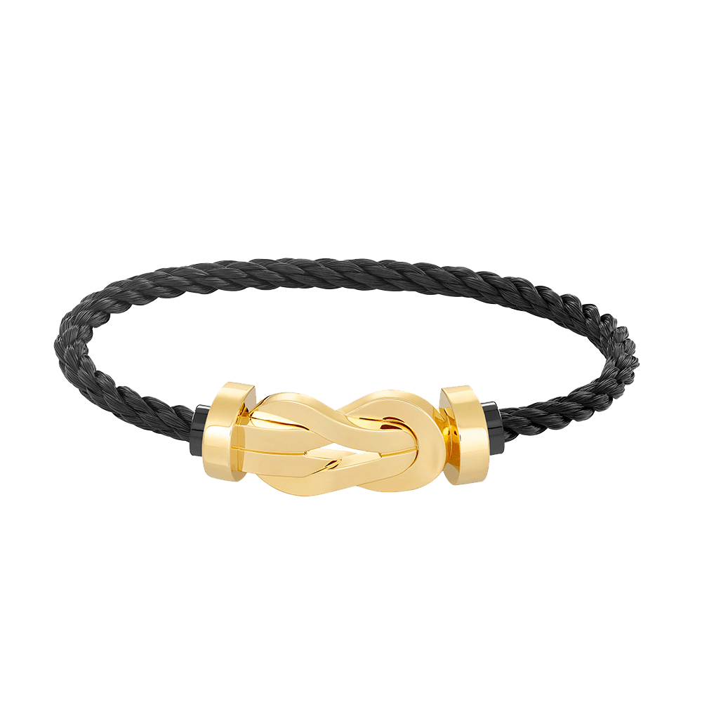 [Vintora]CHANCE LARGE 8 FIGURE BUCKLE NO DIAMOND BRACELET GOLD