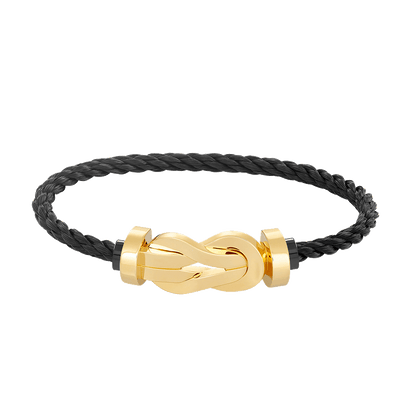 [Vintora]CHANCE LARGE 8 FIGURE BUCKLE NO DIAMOND BRACELET GOLD
