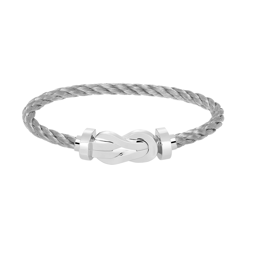 [Vintora]CHANCE LARGE 8 FIGURE BUCKLE NO DIAMOND BRACELET SILVER
