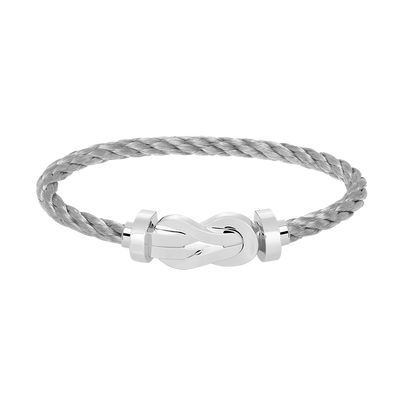 [Vintora]CHANCE LARGE 8 FIGURE BUCKLE NO DIAMOND BRACELET SILVER