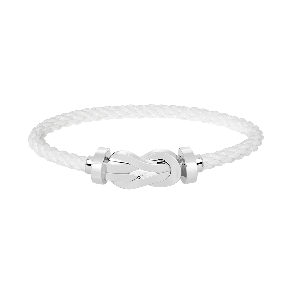 [Vintora]CHANCE LARGE 8 FIGURE BUCKLE NO DIAMOND BRACELET SILVER