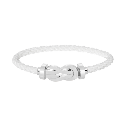 [Vintora]CHANCE LARGE 8 FIGURE BUCKLE NO DIAMOND BRACELET SILVER