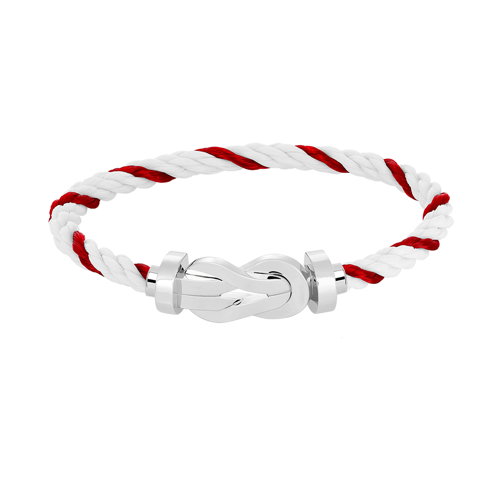 [Vintora]CHANCE LARGE 8 FIGURE BUCKLE NO DIAMOND BRACELET SILVER