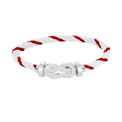 [Vintora]CHANCE LARGE 8 FIGURE BUCKLE NO DIAMOND BRACELET SILVER