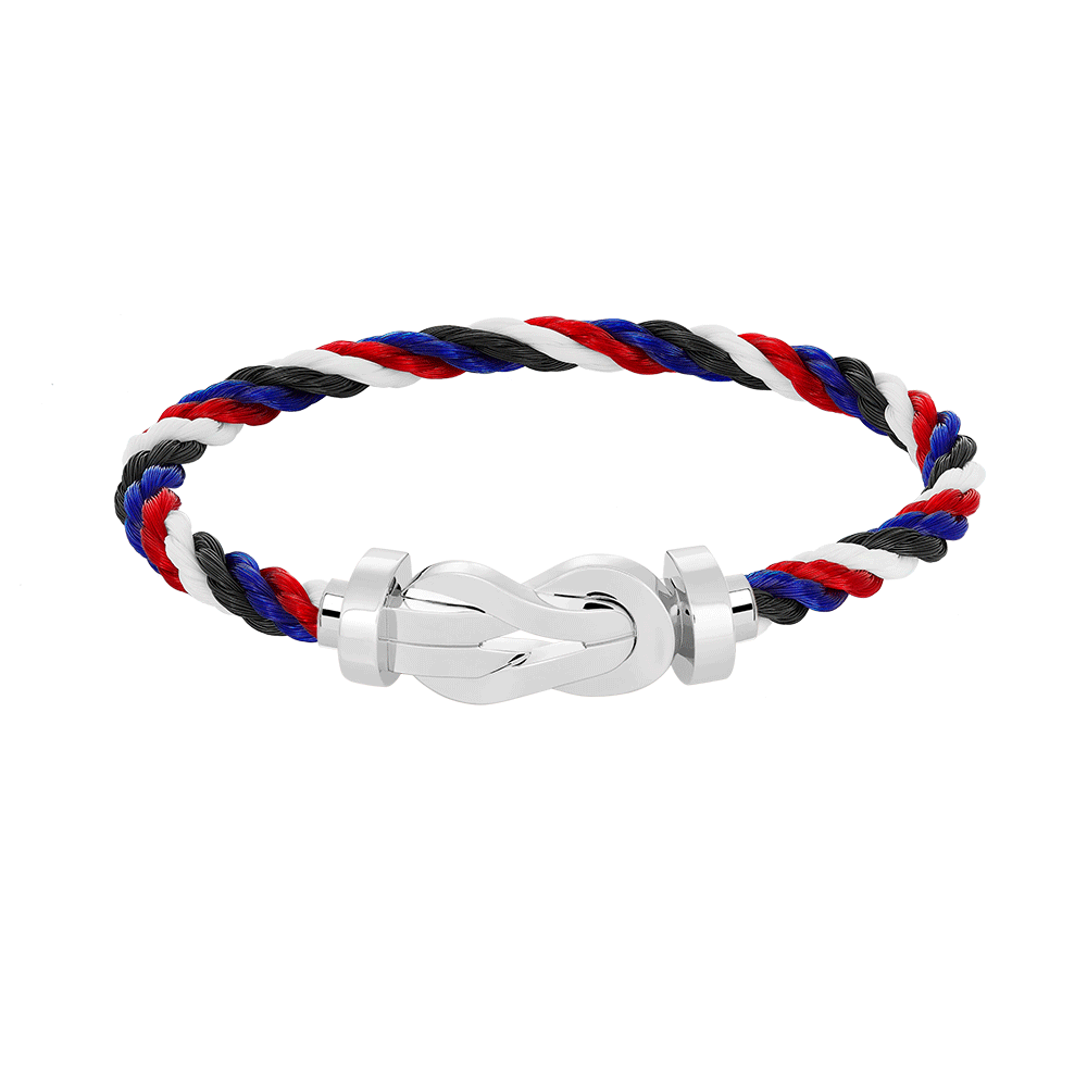 [Vintora]CHANCE LARGE 8 FIGURE BUCKLE NO DIAMOND BRACELET SILVER