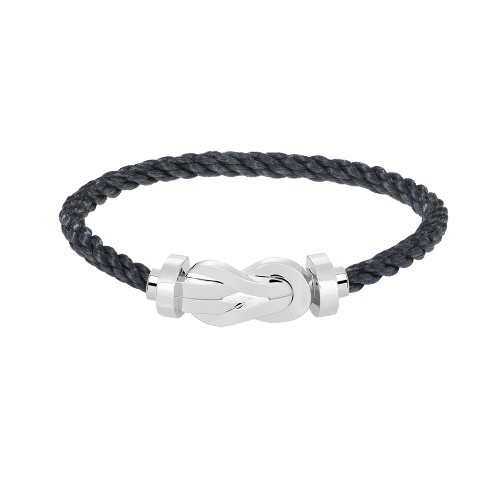 [Vintora]CHANCE LARGE 8 FIGURE BUCKLE NO DIAMOND BRACELET SILVER