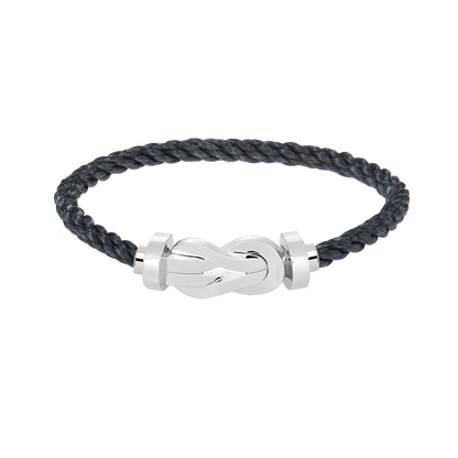 [Vintora]CHANCE LARGE 8 FIGURE BUCKLE NO DIAMOND BRACELET SILVER