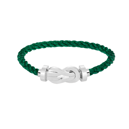 [Vintora]CHANCE LARGE 8 FIGURE BUCKLE NO DIAMOND BRACELET SILVER
