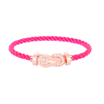 [Vintora]CHANCE LARGE 8 FIGURE BUCKLE HALF DIAMOND BRACELET Vintora GOLD
