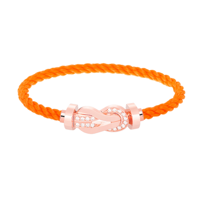 [Vintora]CHANCE LARGE 8 FIGURE BUCKLE HALF DIAMOND BRACELET Vintora GOLD