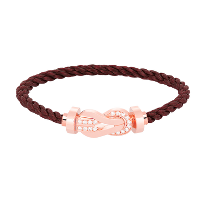 [Vintora]CHANCE LARGE 8 FIGURE BUCKLE HALF DIAMOND BRACELET Vintora GOLD