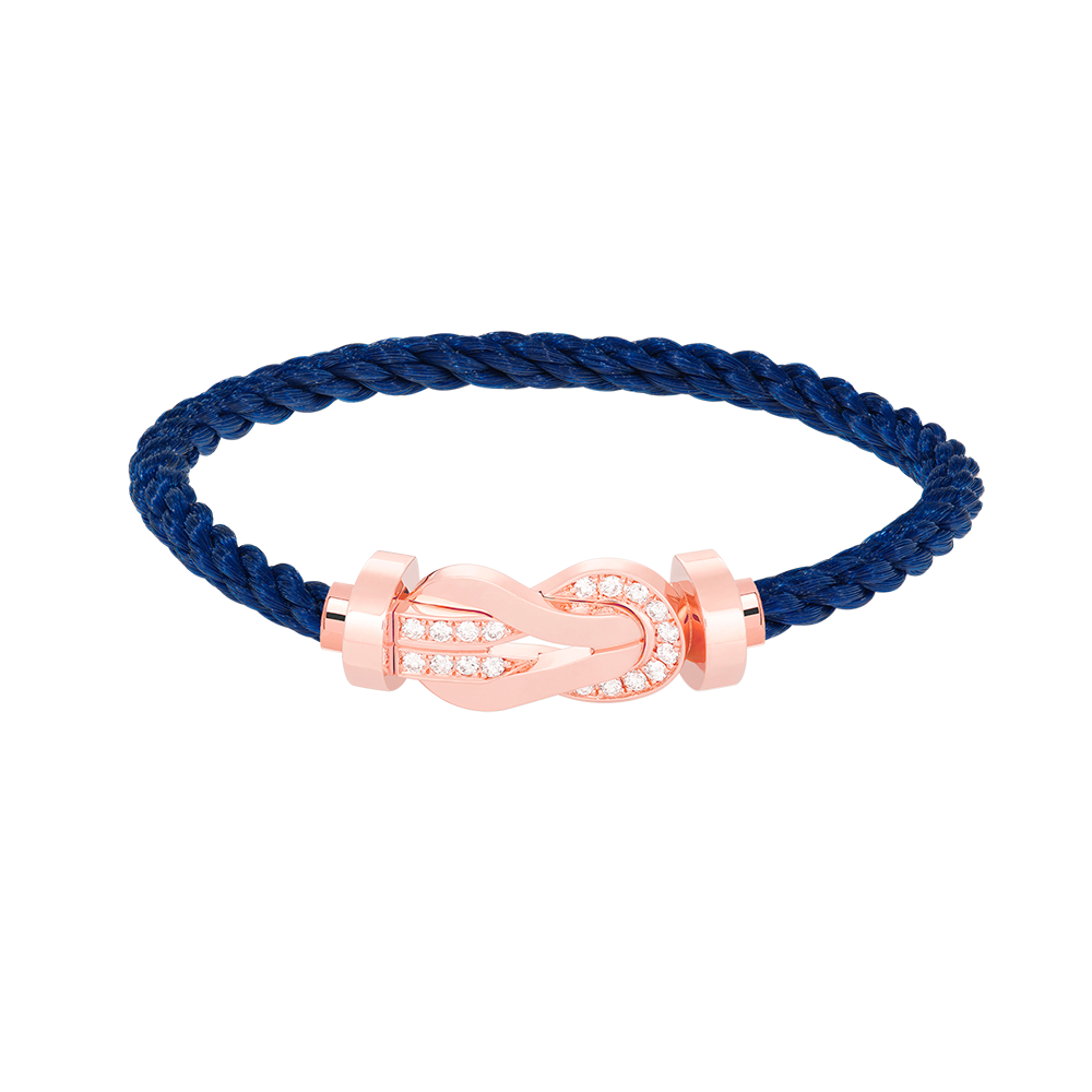 [Vintora]CHANCE LARGE 8 FIGURE BUCKLE HALF DIAMOND BRACELET Vintora GOLD
