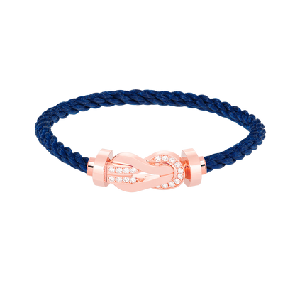 [Vintora]CHANCE LARGE 8 FIGURE BUCKLE HALF DIAMOND BRACELET Vintora GOLD