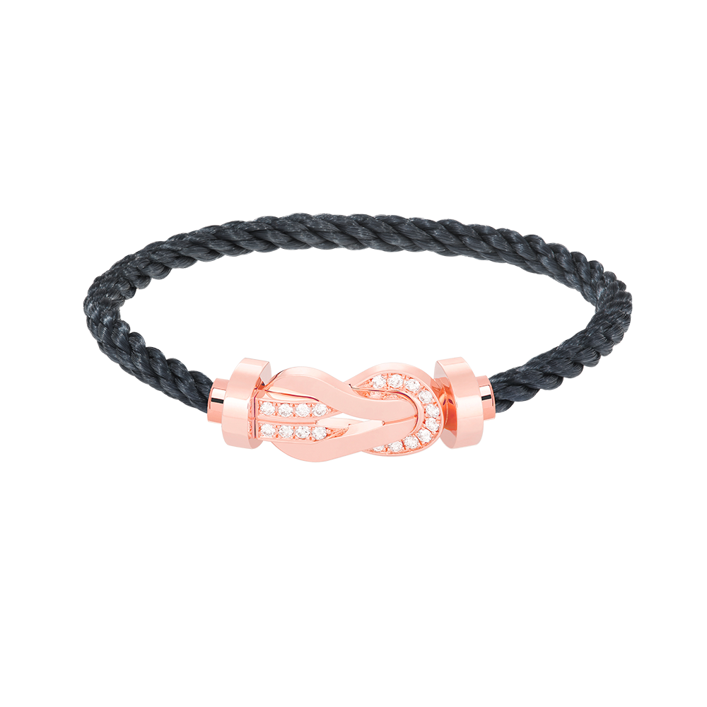 [Vintora]CHANCE LARGE 8 FIGURE BUCKLE HALF DIAMOND BRACELET Vintora GOLD