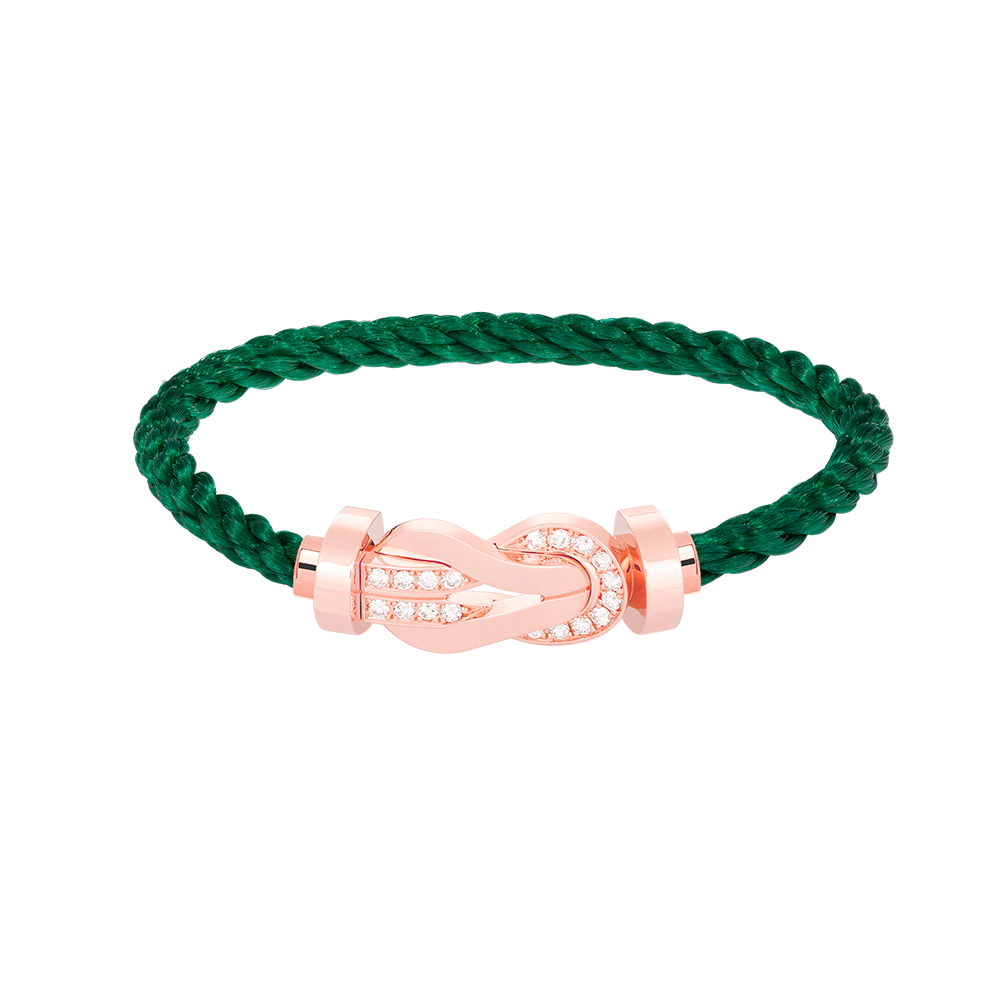 [Vintora]CHANCE LARGE 8 FIGURE BUCKLE HALF DIAMOND BRACELET Vintora GOLD