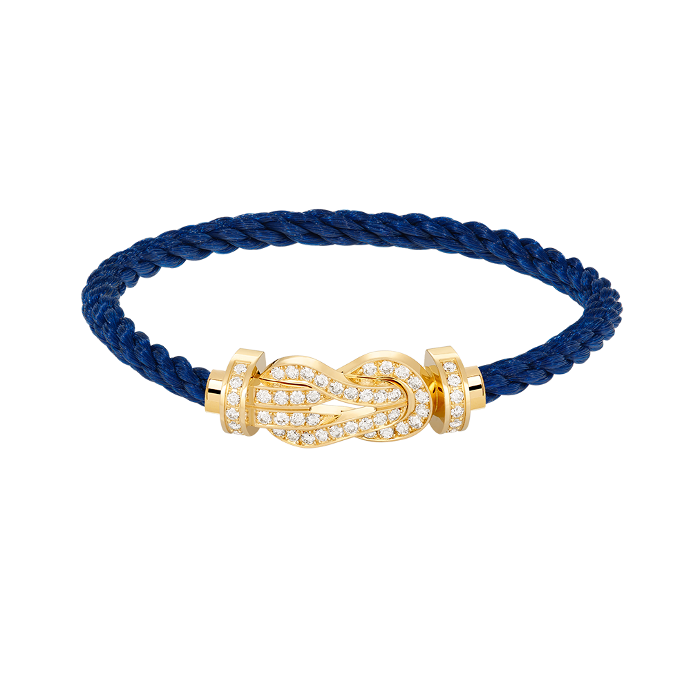 [Vintora]CHANCE LARGE 8 FIGURE BUCKLE FULLDIAMOND BRACELET GOLD