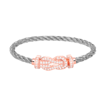[Vintora]CHANCE LARGE 8 FIGURE BUCKLE FULL DIAMOND BRACELET Vintora GOLD