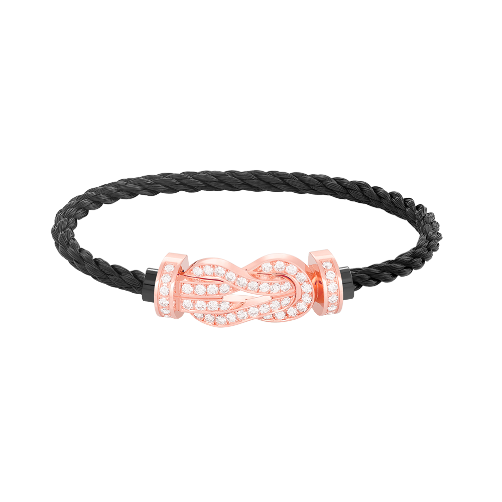 [Vintora]CHANCE LARGE 8 FIGURE BUCKLE FULL DIAMOND BRACELET Vintora GOLD