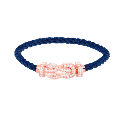 [Vintora]CHANCE LARGE 8 FIGURE BUCKLE FULL DIAMOND BRACELET Vintora GOLD
