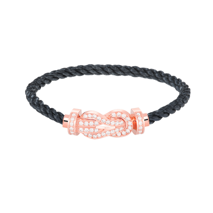 [Vintora]CHANCE LARGE 8 FIGURE BUCKLE FULL DIAMOND BRACELET Vintora GOLD