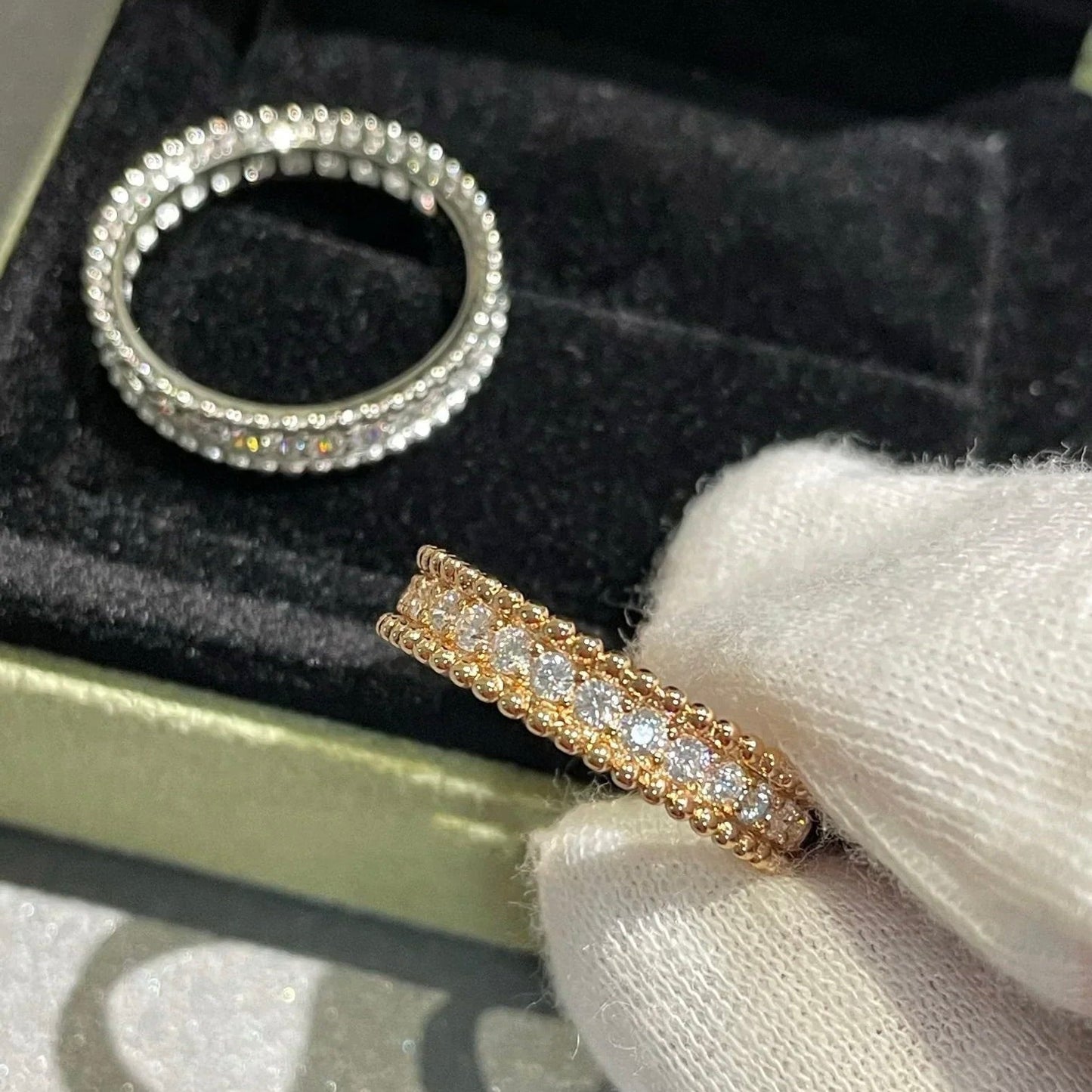 [Vintora]PERLEE DIAMOND SILVER RING