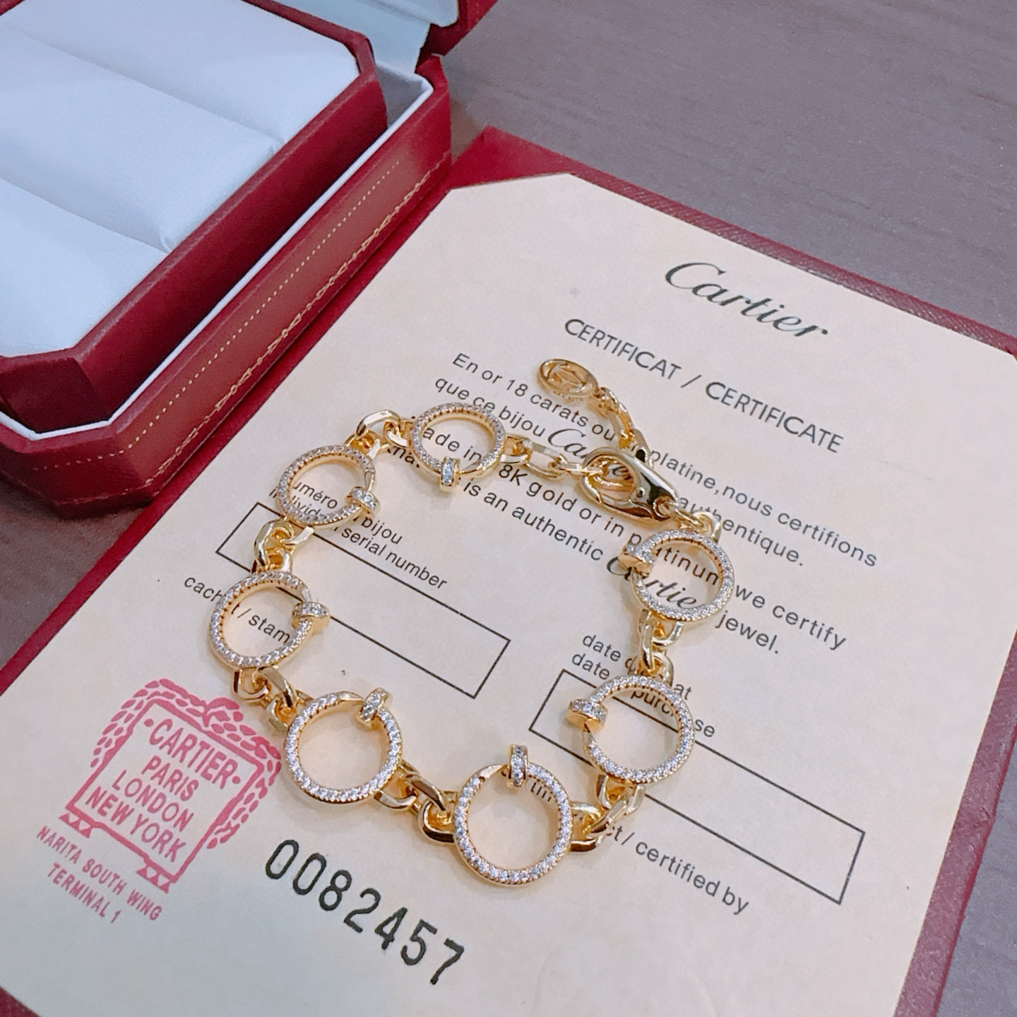 [Vintora Jewelry] LOVE&JUSTE BRACELET DIAMONDS
