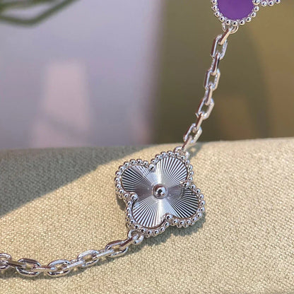 [Vintora] CLOVER 5 MOTIF VIOLET BRACELET COLLECTION