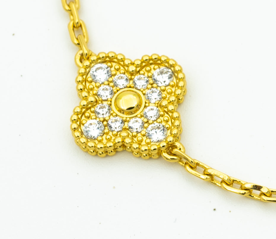 [Vintora] CLOVER 5 MOTIF LASER BRACELET COLLECTION