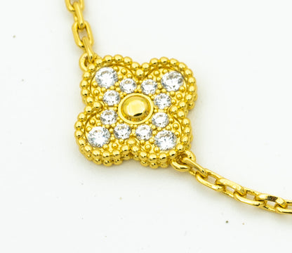 [Vintora] CLOVER 5 MOTIF LASER BRACELET COLLECTION