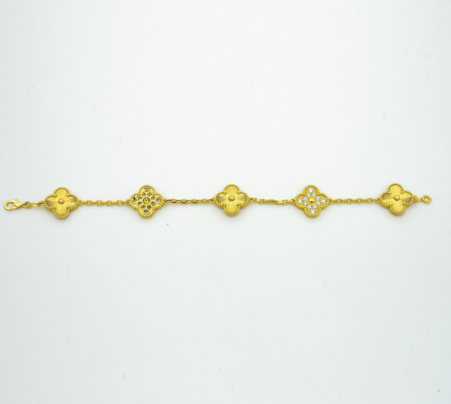 [Vintora] CLOVER 5 MOTIF LASER BRACELET COLLECTION
