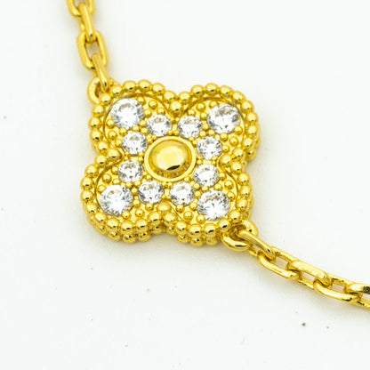 [Vintora] CLOVER 5 MOTIF LASER BRACELET COLLECTION