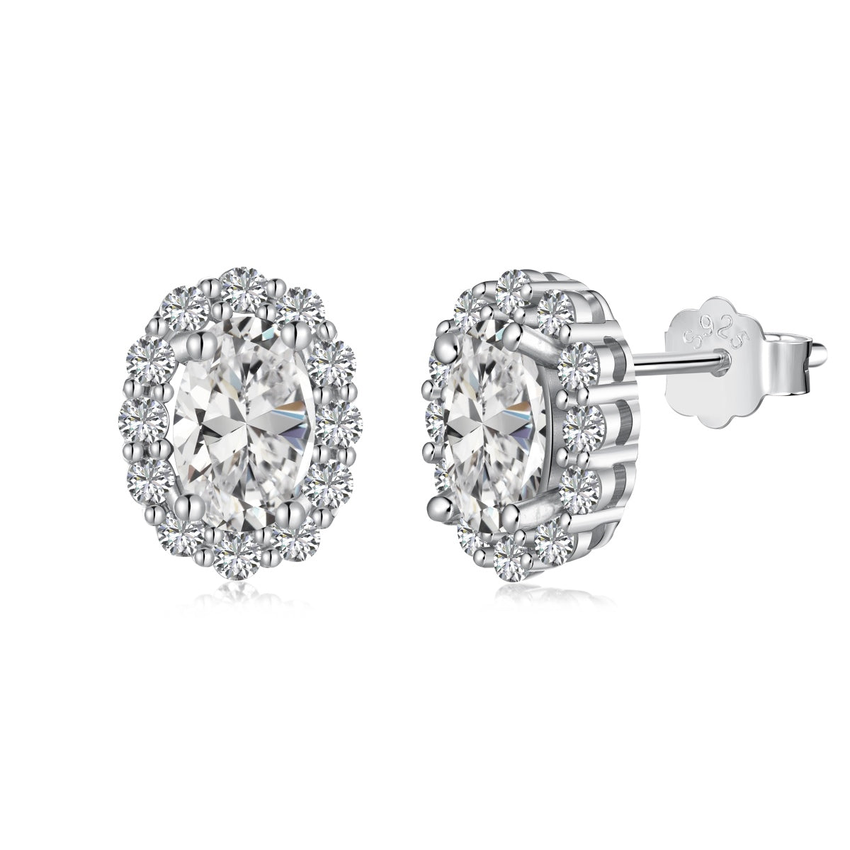 [Vintora Jewelry]Delicate Unique Oval Cut Daily Earrings