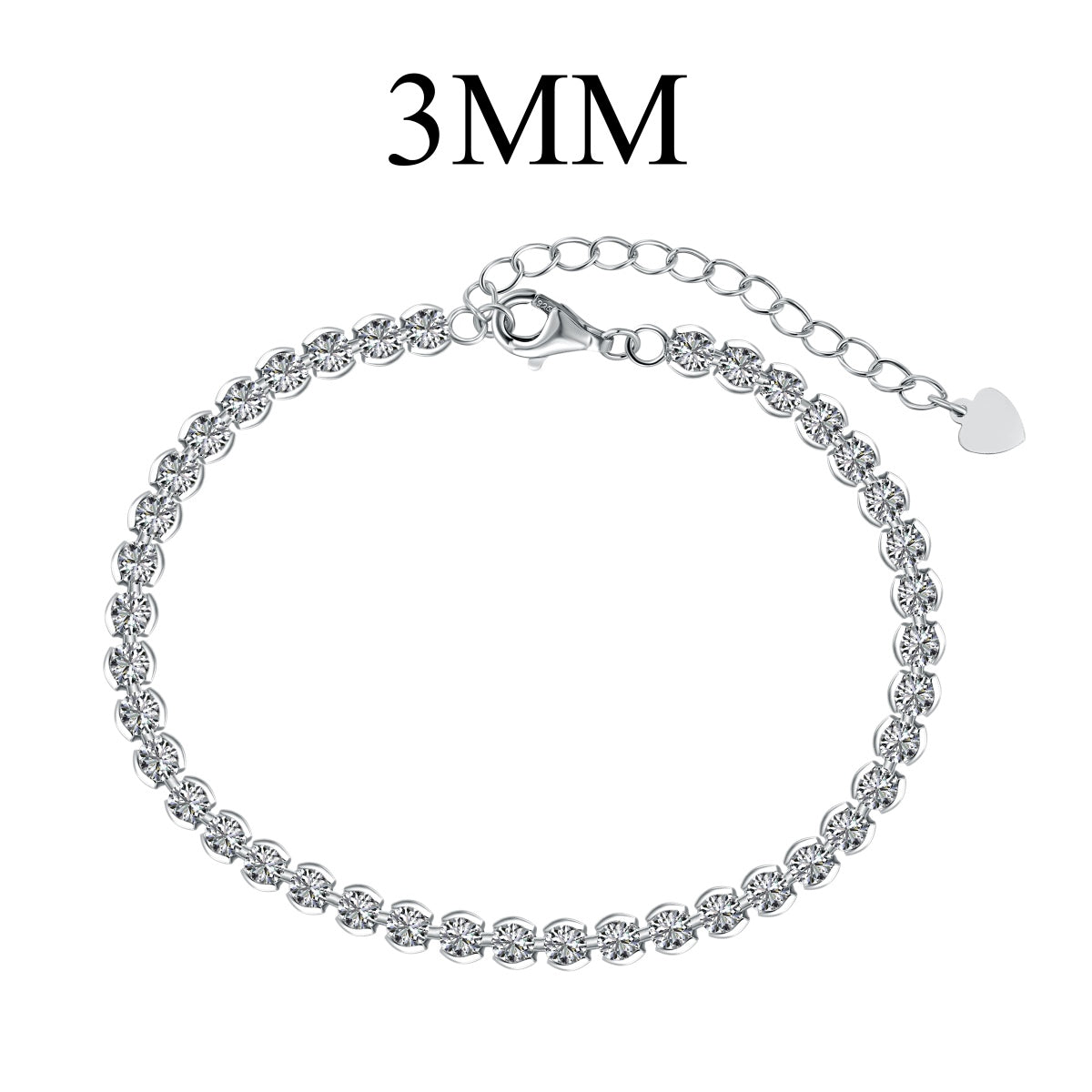 [Vintora Jewelry]Ornate  Sparkling Round Cut Daily Bracelet