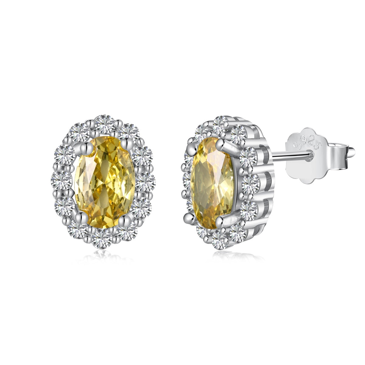 [Vintora Jewelry]Delicate Unique Oval Cut Daily Earrings