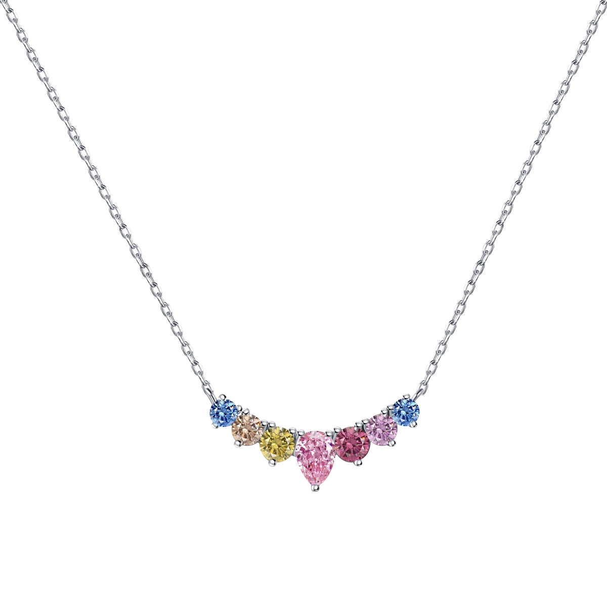 [Vintora Jewelry]Dainty Colorful Heart Necklace