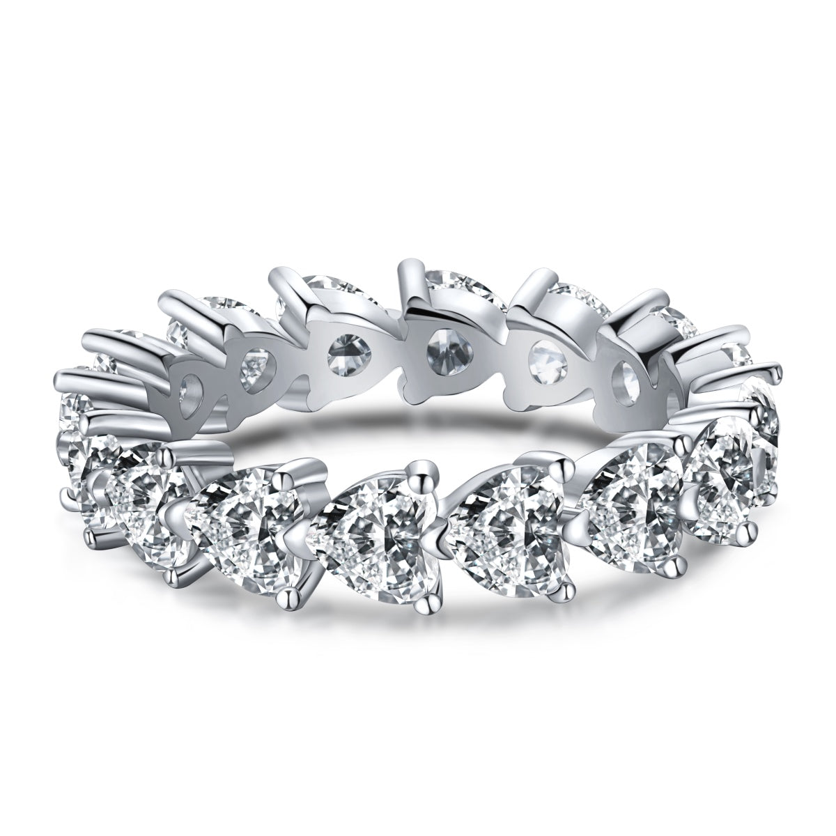 [Vintora Jewelry]0.25 Carat Radiant Romance Heart Cut Lover Ring