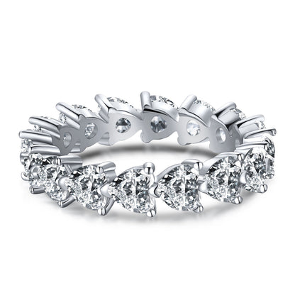 [Vintora Jewelry]0.25 Carat Radiant Romance Heart Cut Lover Ring