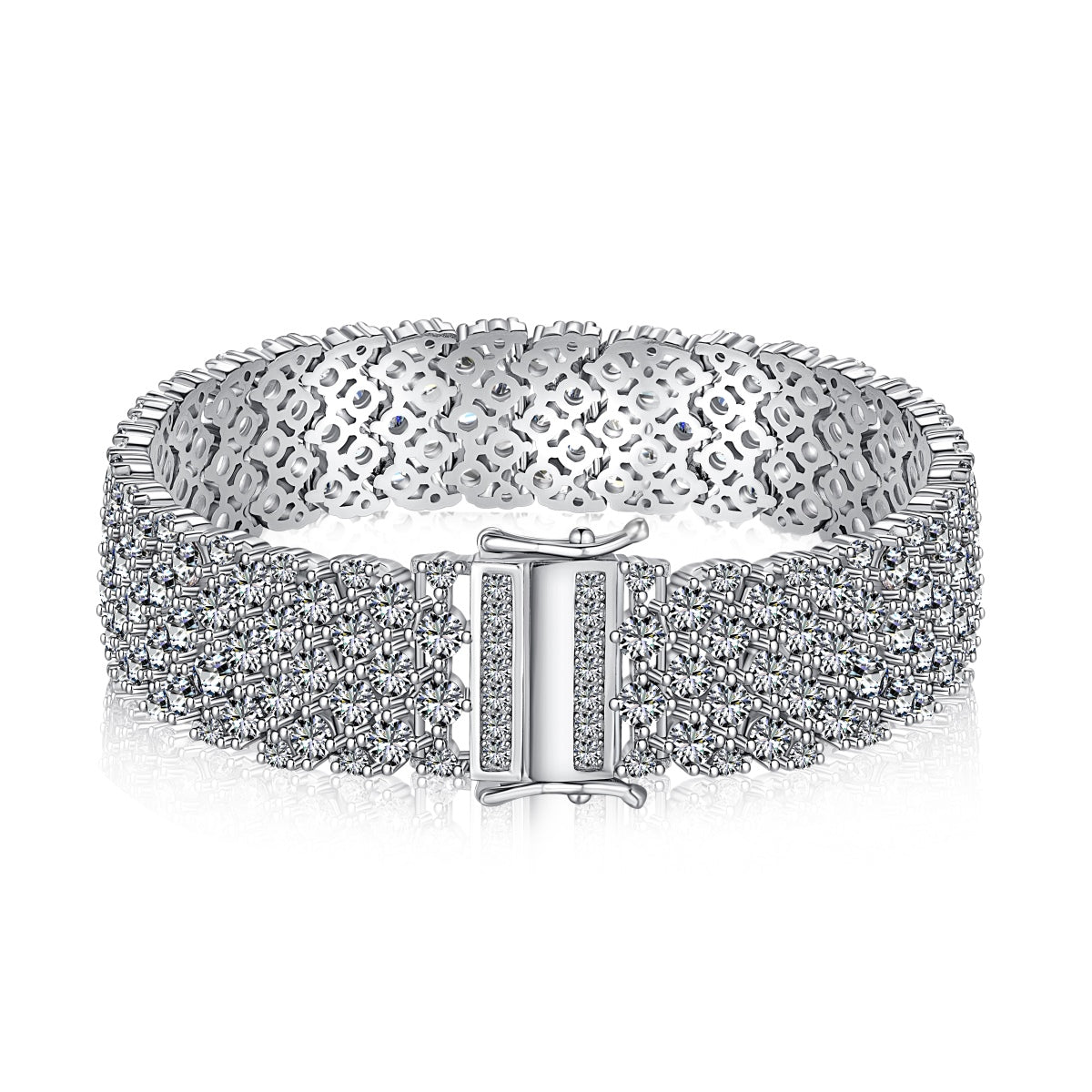 [Vintora Jewelry]Ornate Elegant Round Cut Party Bracelet