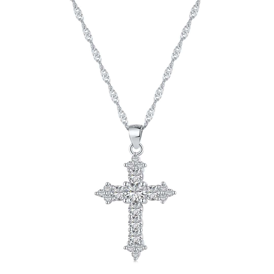 [Vintora Jewelry]Delicate Cross Shape Necklace