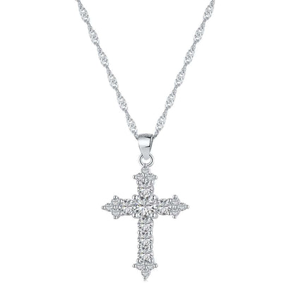 [Vintora Jewelry]Delicate Cross Shape Necklace