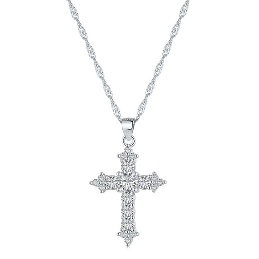 [Vintora Jewelry]Delicate Cross Shape Necklace