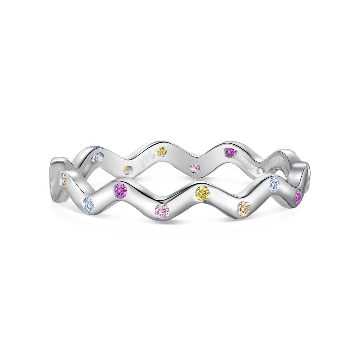 [Vintora Jewelry]Ornate Vibrant Round Cut Daily Ring
