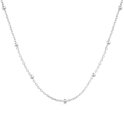 [Vintora Jewelry]Small Bead Clavicle Chain Simple Necklace