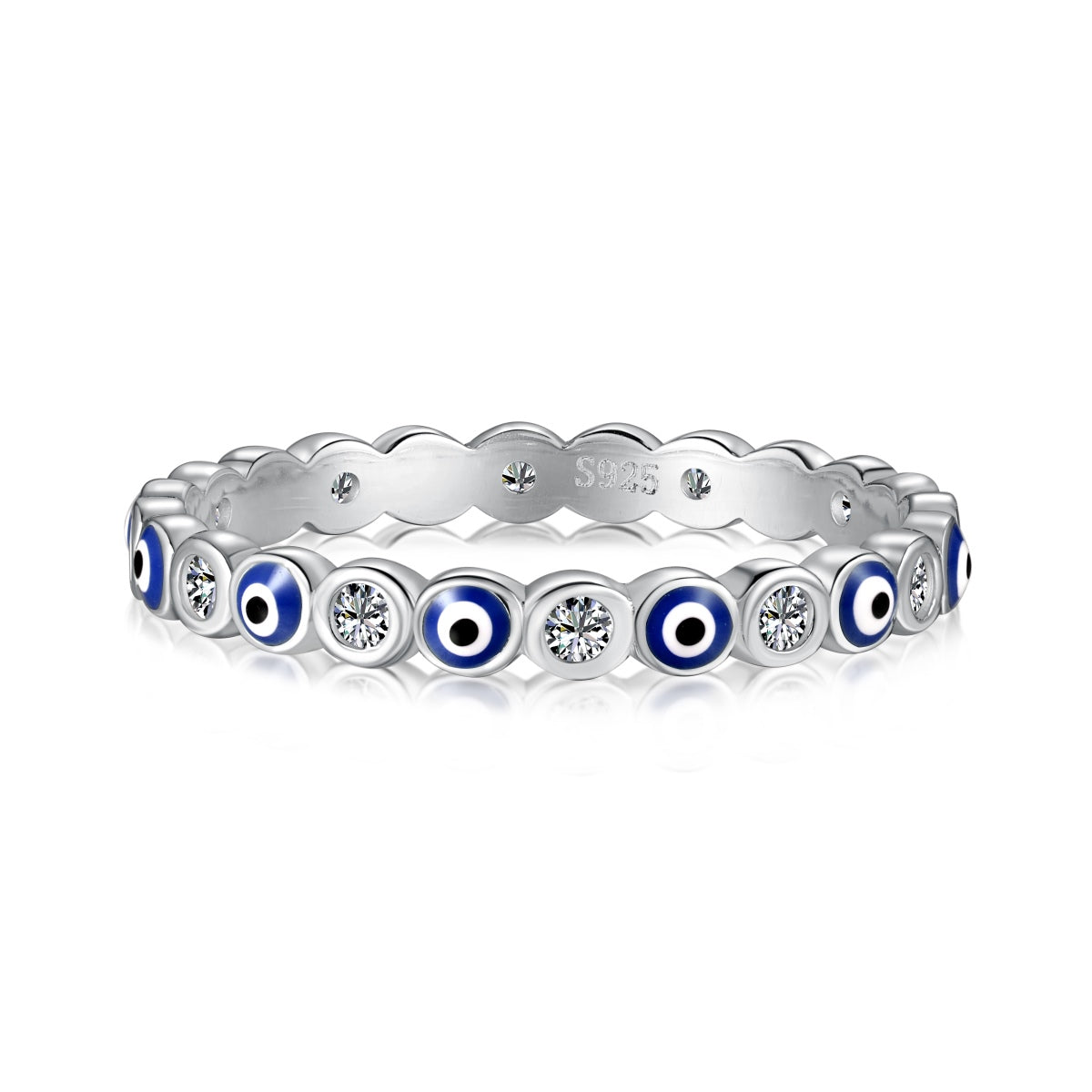 [Vintora Jewelry]Sparkling Vibrant Round Shape Daily Ring