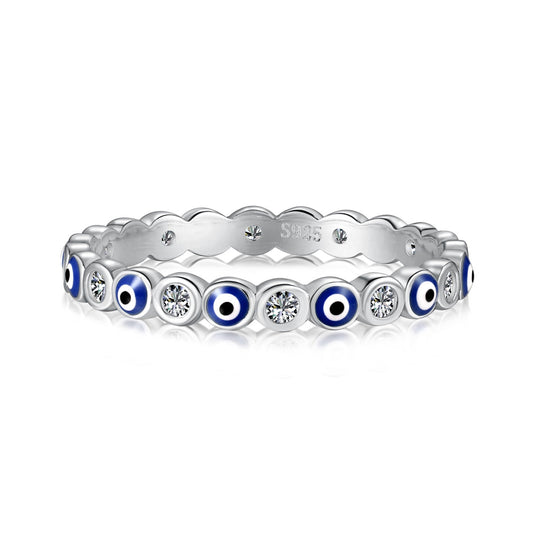 [Vintora Jewelry]Sparkling Vibrant Round Shape Daily Ring