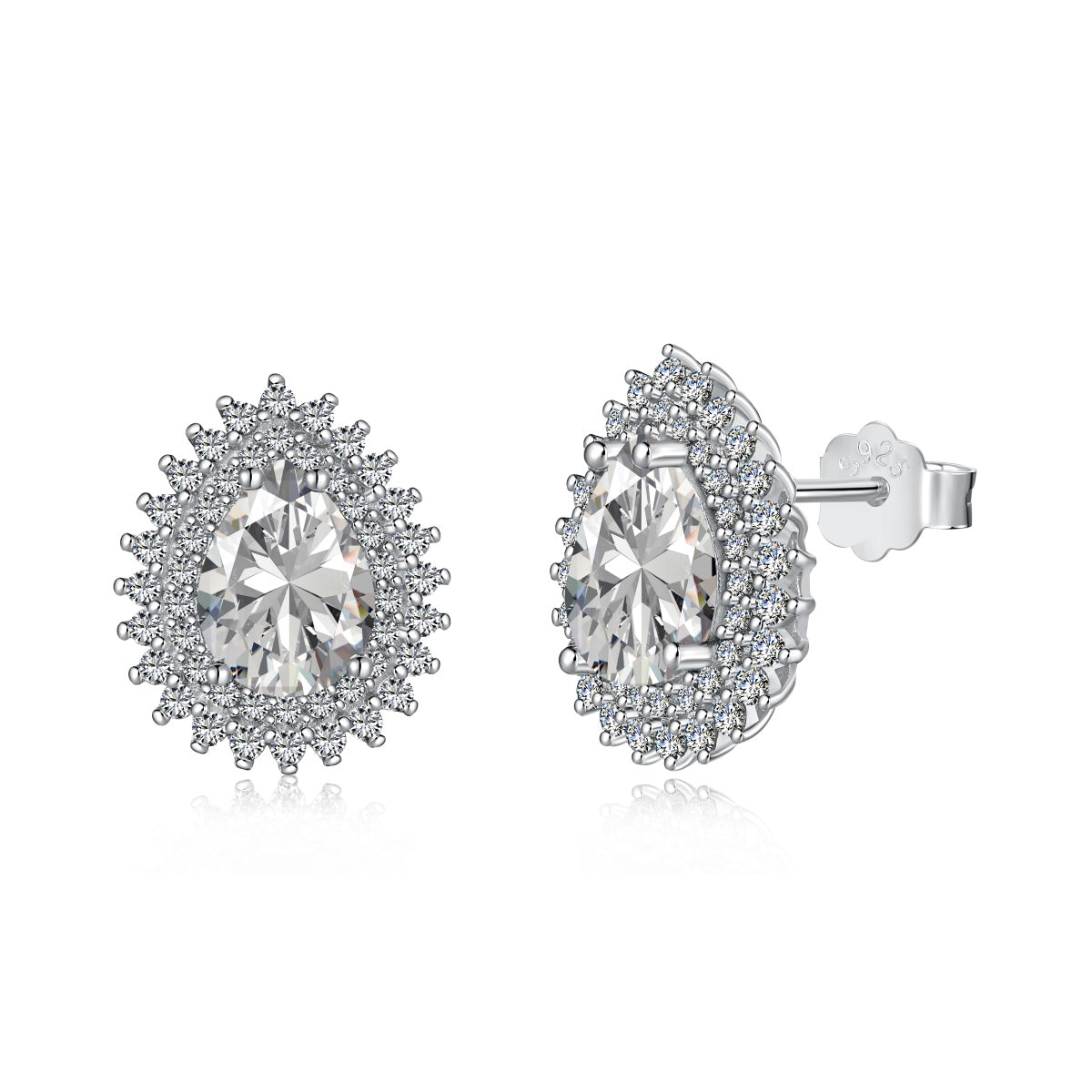 [Vintora Jewelry]Delicate Gorgeous Pear Cut Daily Earrings